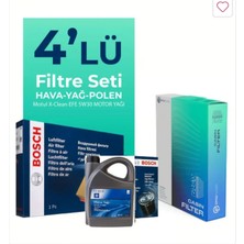 Bosch Opel Corsa 1.5 Dizel Filtre Bakım Seti (2019-2022)+GM 5W-30 4lt Dexos2 2025 Üretim