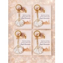 Umut Hediyecilik Istiridye Anahtarlık 10 Adet Hediyelik Kişiye Özel Ramazan Hediyelik