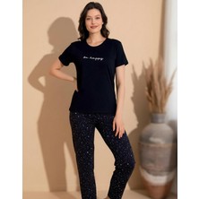 Boyraz Slim Fit Dar Kesim Kadın Milan Bisiklet Yaka Kısa Kol Pijama Takımı 11004S - 1 Adet