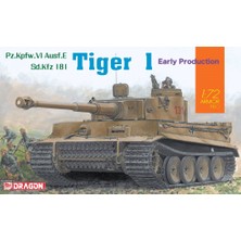 Dragon 7482 1/72 Ölçek, Tiger 1 Erken Dönem, Alman Tankı, Plastik Model Kiti