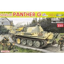 Dragon 6602 1/35 Ölçek, SD.KFZ.171 Panther G Tankı (2 In1-Premium Edition), Yeni Tip Paletler Ile, Plastik Model Kiti