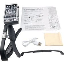 Vice Avm Şarjlı Gözlük Büyüteç  4 Farklı Lens -11537Dc TG-V 1518