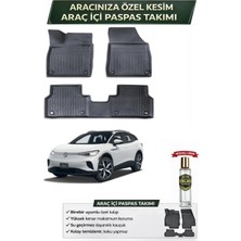 Volkswagen Id 4 2024 Model Aracınıza Özel Üretim Esnek Kauçuk Paspas Takımı + Hediyeli
