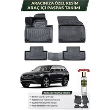 Volvo XC90 2023 Model Aracınıza Özel Üretim Esnek Kauçuk Paspas Takımı + Hediyeli