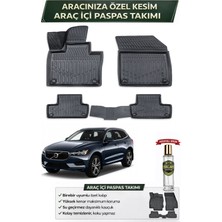 Volvo XC60 2018 Model Aracınıza Özel Üretim Esnek Kauçuk Paspas Takımı + Hediyeli