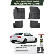 Bmw E90 ve E91 Ile Uyumlu 2007 Model Aracınıza Özel Üretim Esnek Kauçuk Paspas Takımı + Hediyeli