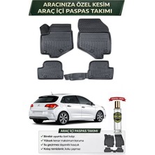 Citroen C4 2013 Model Aracınıza Özel Üretim Esnek Kauçuk Paspas Takımı + Hediyeli