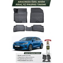 Kia Rio Hatchback 2017 Model Aracınıza Özel Üretim Esnek Kauçuk Paspas Takımı + Hediyeli