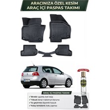 Volkswagen Golf 5 2007 Model Aracınıza Özel Üretim Esnek Kauçuk Paspas Takımı + Hediyeli