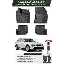 Bmw X1 2010 Model Aracınıza Özel Üretim Esnek Kauçuk Paspas Takımı + Hediyeli