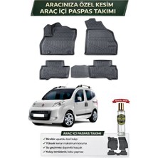 Fiat Fiorino 2013 Model Aracınıza Özel Üretim Esnek Kauçuk Paspas Takımı + Hediyeli
