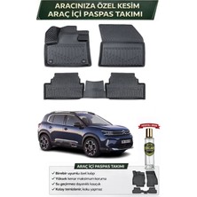 Citroen C5 Aircross 2022 Model Aracınıza Özel Üretim Esnek Kauçuk Paspas Takımı + Hediyeli