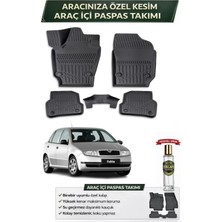 Skoda Fabia 2000 Model Aracınıza Özel Üretim Esnek Kauçuk Paspas Takımı + Hediyeli