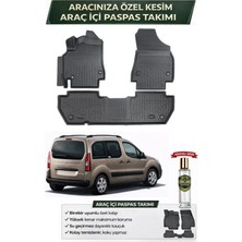 Citroen Berlingo 2014 Model Aracınıza Özel Üretim Esnek Kauçuk Paspas Takımı + Hediyeli
