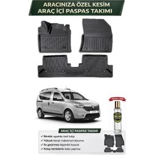 Dacia Dokker 2021 Model Aracınıza Özel Üretim Esnek Kauçuk Paspas Takımı + Hediyeli