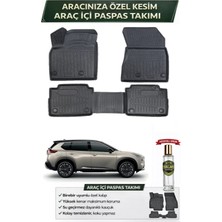Nissan X-Trail Benzinli 2022 Model Aracınıza Özel Üretim Esnek Kauçuk Paspas Takımı + Hediyeli