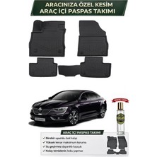 Renault Talisman 2018 Model Aracınıza Özel Üretim Esnek Kauçuk Paspas Takımı + Hediyeli