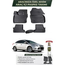 Ford Focus 3 2014 Model Aracınıza Özel Üretim Esnek Kauçuk Paspas Takımı + Hediyeli