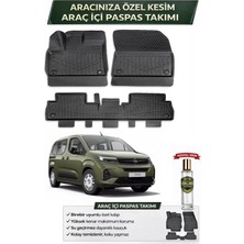 Opel Combo 2024 Model Aracınıza Özel Üretim Esnek Kauçuk Paspas Takımı + Hediyeli