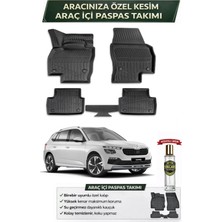 Skoda Kamiq 2020 Model Aracınıza Özel Üretim Esnek Kauçuk Paspas Takımı + Hediyeli