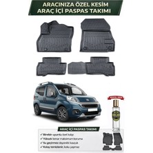Fiat Fiorino 2026 Model Aracınıza Özel Üretim Esnek Kauçuk Paspas Takımı + Hediyeli