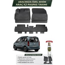 Fiat Doblo 2025 Model Aracınıza Özel Üretim Esnek Kauçuk Paspas Takımı + Hediyeli