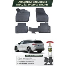 Skoda Kodiaq 2024 Model Aracınıza Özel Üretim Esnek Kauçuk Paspas Takımı + Hediyeli