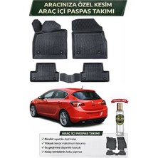 Opel Astra J Hatchback 2009 Model Aracınıza Özel Üretim Esnek Kauçuk Paspas Takımı + Hediyeli