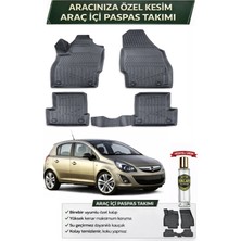 Opel Corsa D 2014 Model Aracınıza Özel Üretim Esnek Kauçuk Paspas Takımı + Hediyeli