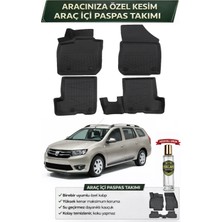 Dacia Logan Mcv 2020 Model Aracınıza Özel Üretim Esnek Kauçuk Paspas Takımı + Hediyeli