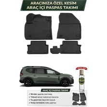 Dacia Jogger 2022 Model Aracınıza Özel Üretim Esnek Kauçuk Paspas Takımı + Hediyeli