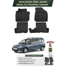 Dacia Logan Mvc 2009 Model Aracınıza Özel Üretim Esnek Kauçuk Paspas Takımı + Hediyeli