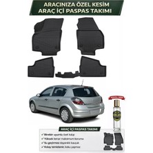 Opel Astra H Hatchback 2010 Model Aracınıza Özel Üretim Esnek Kauçuk Paspas Takımı + Hediyeli