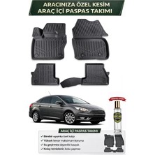 Ford Focus 3.5 2015 Model Aracınıza Özel Üretim Esnek Kauçuk Paspas Takımı + Hediyeli
