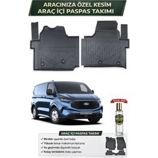 Ford Custom 2026 Model Aracınıza Özel Üretim Esnek Kauçuk Paspas Takımı + Hediyeli
