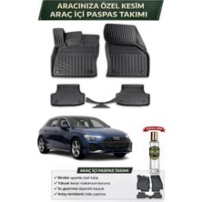 Audi A3 2023 Hatchback Model Aracınıza Özel Üretim Esnek Kauçuk Paspas Takımı + Hediyeli
