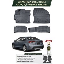 Toyota Corolla 2019 Model Aracınıza Özel Üretim Esnek Kauçuk Paspas Takımı + Hediyeli