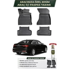 Audi A4 2017 Model Aracınıza Özel Üretim Esnek Kauçuk Paspas Takımı + Hediyeli
