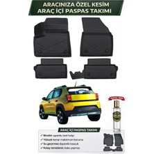 Fiat Panda Elektrikli 2026 Model Aracınıza Özel Üretim Esnek Kauçuk Paspas Takımı + Hediyeli