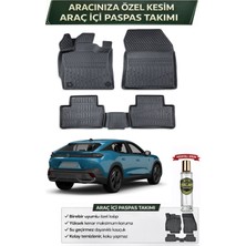 Peugeot 408 2023 Model Aracınıza Özel Üretim Esnek Kauçuk Paspas Takımı + Hediyeli