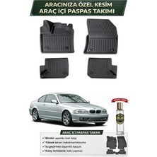 Bmw E46 1998 Model Aracınıza Özel Üretim Esnek Kauçuk Paspas Takımı + Hediyeli