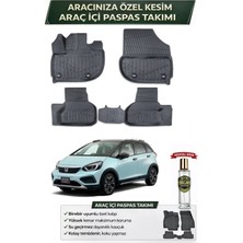 Honda Jazz 2021 Model Aracınıza Özel Üretim Esnek Kauçuk Paspas Takımı + Hediyeli