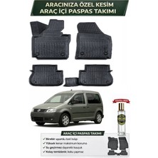 Volkswagen Caddy 2007 Model Aracınıza Özel Üretim Esnek Kauçuk Paspas Takımı