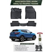 Nissan Qashqai Visia 2013 Model Aracınıza Özel Üretim Esnek Kauçuk Paspas Takımı + Hediyeli