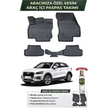 Audi Q2 2023 Model Aracınıza Özel Üretim Esnek Kauçuk Paspas Takımı + Hediyeli