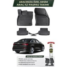 Audi A3 2019 Sedan Model Aracınıza Özel Üretim Esnek Kauçuk Paspas Takımı + Hediyeli