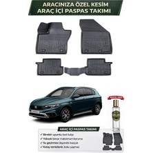 Fiat Egea Cross 2024 Model Aracınıza Özel Üretim Esnek Kauçuk Paspas Takımı + Hediyeli