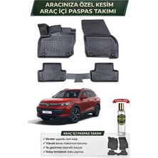 Volkswagen Tıguan 2024 Model Aracınıza Özel Üretim Esnek Kauçuk Paspas Takımı + Hediyeli