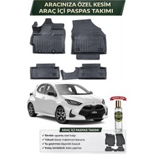 Toyota Yaris 2024 Model Aracınıza Özel Üretim Esnek Kauçuk Paspas Takımı + Hediyeli