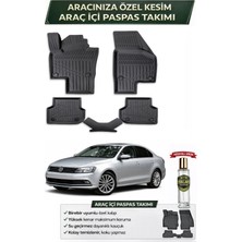 Volkswagen Jetta 2012 Model Aracınıza Özel Üretim Esnek Kauçuk Paspas Takımı + Hediyeli